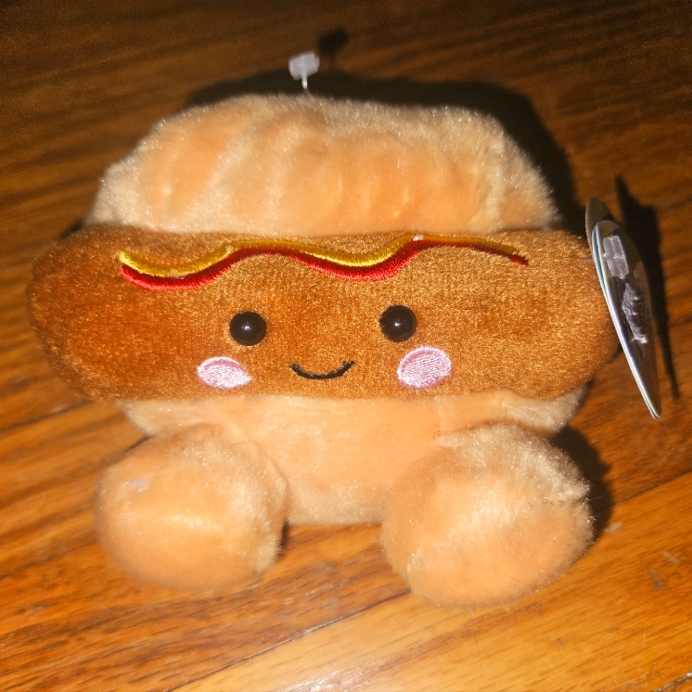 NWT Colson the Hot Dog 🌭 Cravings 5" Palm Pal by Aurora